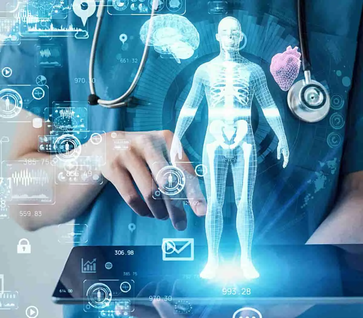 El impacto de la inteligencia artificial en la industria de la salud y la revolución en el diagnóstico y tratamiento.